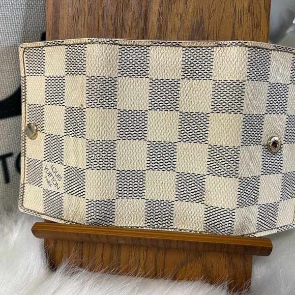 AUTHENTIC LOUIS VUITTON DAMIER AZUR MULTICLES 6 RING KEY CASE - Picture 5 of 13